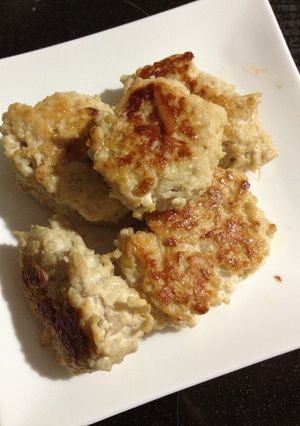 鶏挽肉のえのき生姜ハンバーグ-レシピのメイン写真