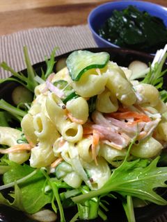 シンプルマカロニサラダ-レシピのメイン写真