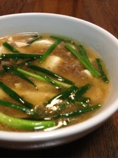 トロトロつるっダシダでマーボー豆腐スープ-レシピのメイン写真