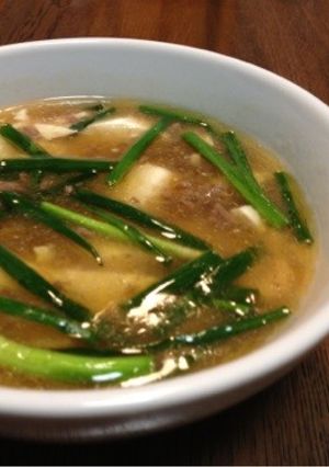トロトロつるっダシダでマーボー豆腐スープ-レシピのメイン写真