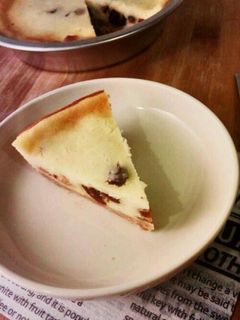 りんごとレーズンのチーズケーキ-レシピのメイン写真