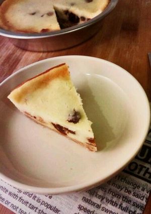 りんごとレーズンのチーズケーキ-レシピのメイン写真