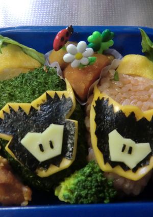 簡単キャラ弁☆キョウリュウジャー-レシピのメイン写真