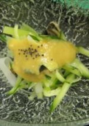 大人の味わい。からし酢味噌和え-レシピのメイン写真
