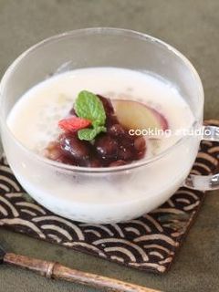 簡単デザート☆タピオカココナツあん汁粉-レシピのメイン写真