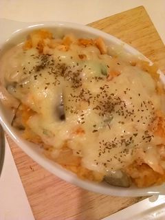 豆乳ホワイトソース♪鮭とポテトのグラタン-レシピのメイン写真