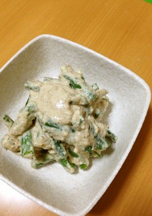 簡単１０分☆いんげんの白和え-レシピのメイン写真