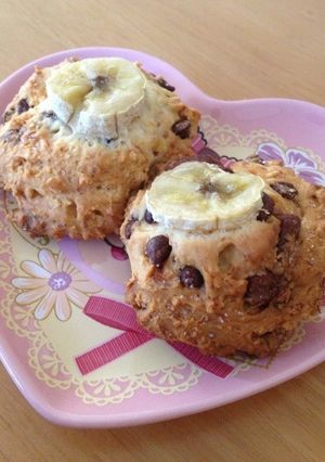 HMで簡単チョコバナナスコーン☆-レシピのメイン写真