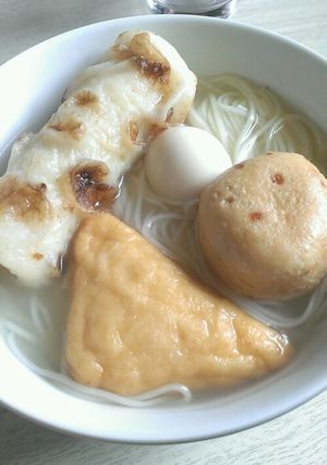 残ったおでんで♪あったかにゅうめん-レシピのメイン写真
