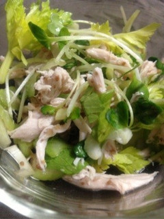 【鶏ササミ】とセロリのサラダ-レシピのメイン写真
