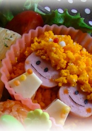 簡単キャラ弁おかず：もこもこちゃん-レシピのメイン写真