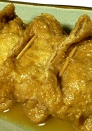 おかずにもお弁当にも☆稲荷の肉詰め♪-レシピのメイン写真