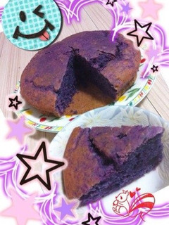 紫芋の焼きケーキ〜中はしっとり♪〜-レシピのメイン写真