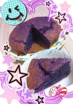 紫芋の焼きケーキ〜中はしっとり♪〜-レシピのメイン写真