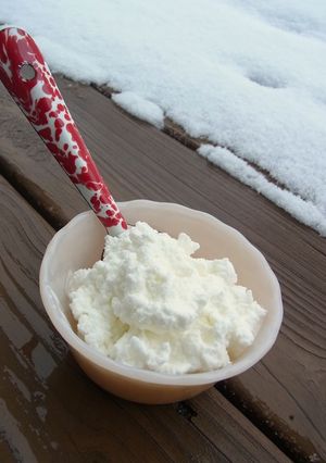 雪のアイスクリーム-レシピのメイン写真