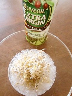 焼シラスの、オリーブ大根おろしあえ-レシピのメイン写真