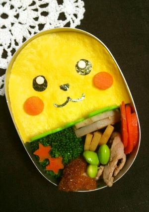 キャラ弁＊簡単ピカチュウ-レシピのメイン写真