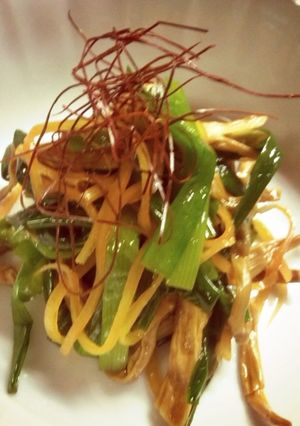 薬膳レシピ「金針菜とニラのナムル」-レシピのメイン写真