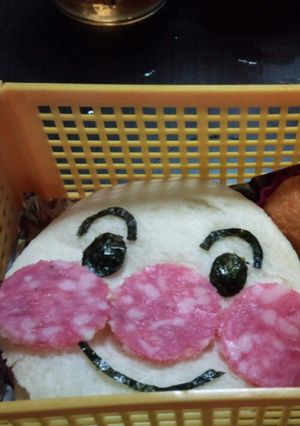 幼稚園弁当★ｱﾝﾊﾟﾝﾏﾝｻﾝﾄﾞｲｯﾁ-レシピのメイン写真