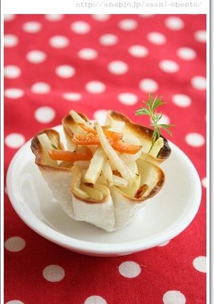 餃子の皮de食べられるおかずカップ♪-レシピのメイン写真