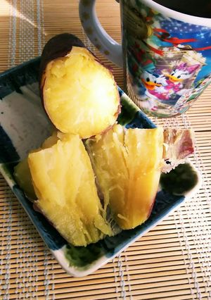 レンジでねっとり♪焼き芋風ふかし芋-レシピのメイン写真