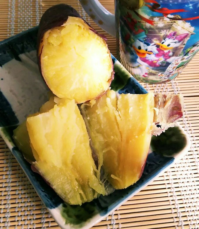 レンジでねっとり♪焼き芋風ふかし芋-レシピのメイン写真