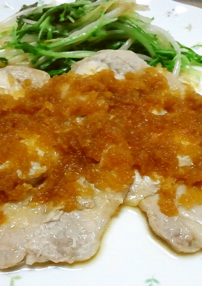豚の大根おろしソース焼き-レシピのメイン写真