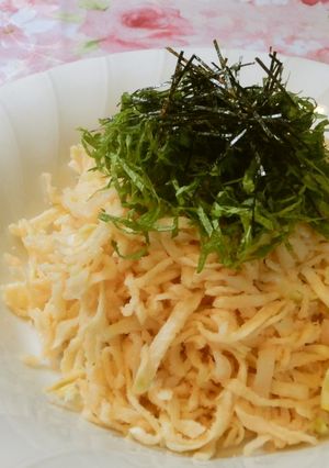 パスタ風？切干大根とイカの明太和え♡-レシピのメイン写真