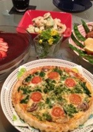 菜の花deキッシュ♡-レシピのメイン写真