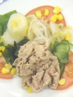 お肉もさっぱりサラダ感覚。冷しゃぶ-レシピのメイン写真