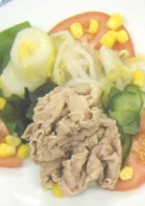 お肉もさっぱりサラダ感覚。冷しゃぶ-レシピのメイン写真