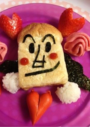 キャラご飯〜mini食パンで食パンまん〜-レシピのメイン写真