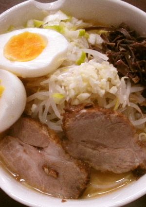くまモンも大好き!?濃厚アベックラーメン-レシピのメイン写真