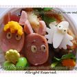 簡単キャラ弁おかず:ムーミンとフローレン