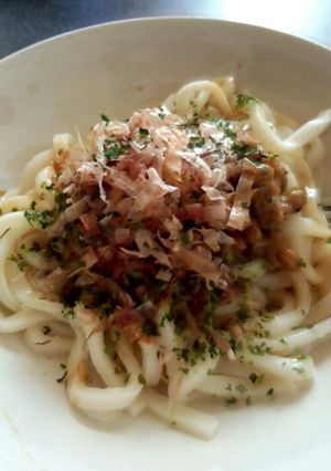 ズボラ納豆うどん-レシピのメイン写真