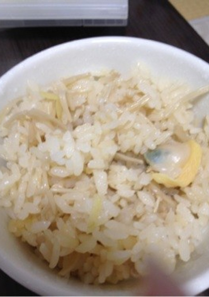 シンプル！浅利とエノキ生姜の炊き込み御飯-レシピのメイン写真