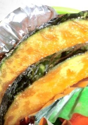 お弁当に緑黄色野菜♪超簡単、揚げかぼちゃ-レシピのメイン写真
