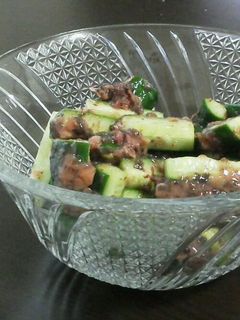 簡単☆梅きゅー-レシピのメイン写真