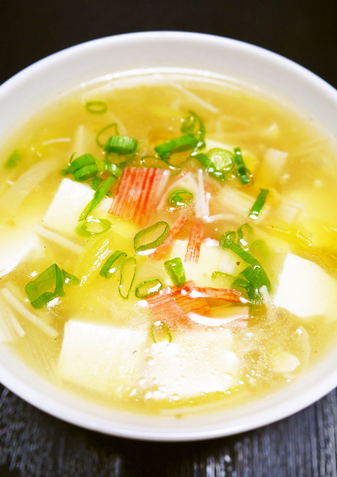 豆腐とカニかまの具だくさん中華スープ-レシピのメイン写真