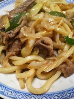 すき焼き風焼きうどん-レシピのメイン写真