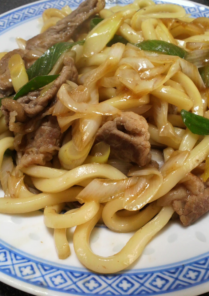 すき焼き風焼きうどん-レシピのメイン写真