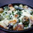 春野菜とパンのチーズ焼き 京都カフェ