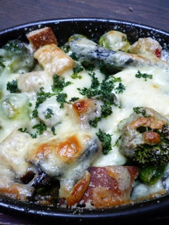 春野菜とパンのチーズ焼き 京都カフェ-レシピのメイン写真