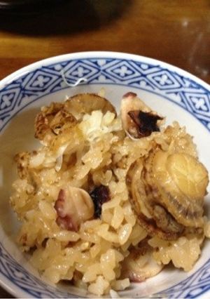 タコとホタテの炊き込みご飯☆-レシピのメイン写真