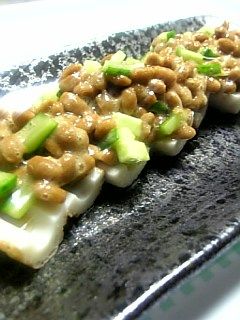 ちくわ納豆～☆ by ぎまーる 【クックパッド】 簡単おいしいみんなの