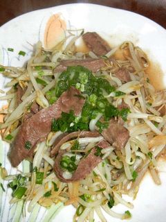 牛ハツ(心臓)とモヤシの中華炒め-レシピのメイン写真
