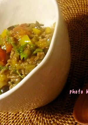 麻婆野菜丼-レシピのメイン写真
