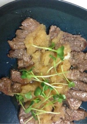 さっぱりステーキ☆大根おろしソース☆-レシピのメイン写真
