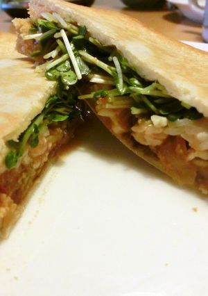 チリビーンズのホットサンド-レシピのメイン写真