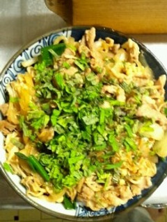 ３月６日晩飯　【しょうが焼丼】-レシピのメイン写真